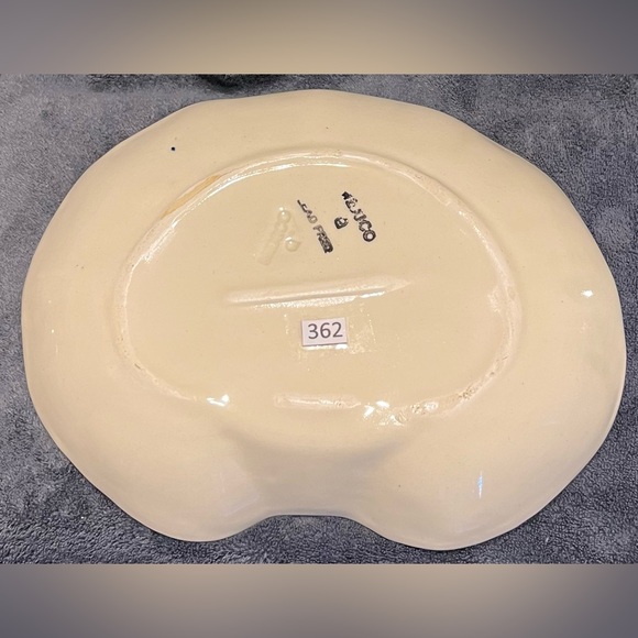 Stunning Talavera Puerto Vallarta Shallow Serving Bowl 9.5 x 7.25 in. - Picture 7 of 8